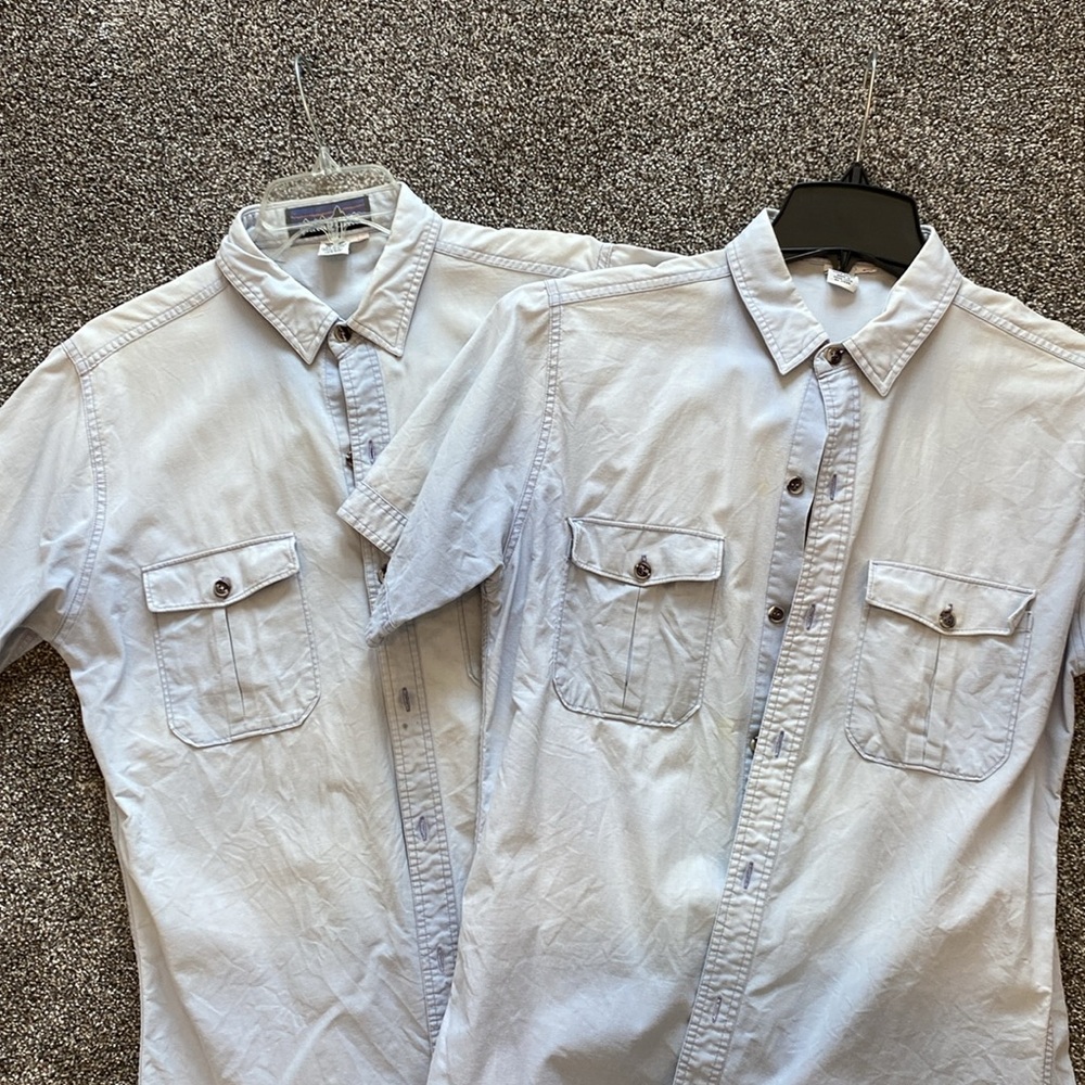 Set of 2 Vintage Patagonia Work Shirts- Medium
